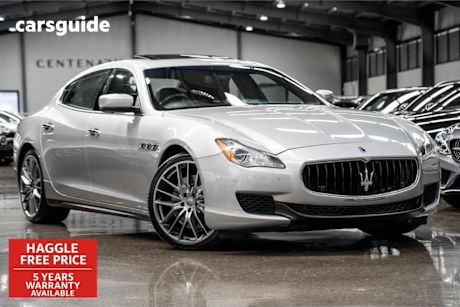 Silver 2014 Maserati Quattroporte Sedan GTS