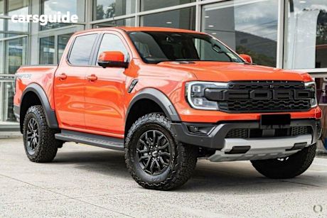 Orange 2024 Ford Ranger OtherCar RAPTOR 4X4