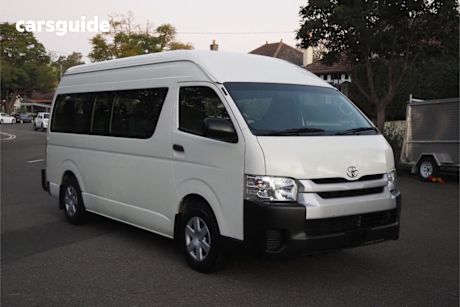 White 2016 Toyota Hiace Bus Commuter (12 Seats)