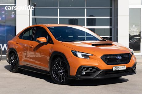 Orange 2022 Subaru WRX Sedan (AWD)