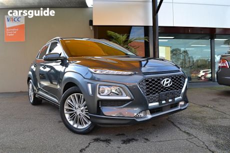 Grey 2020 Hyundai Kona Wagon Elite (fwd)