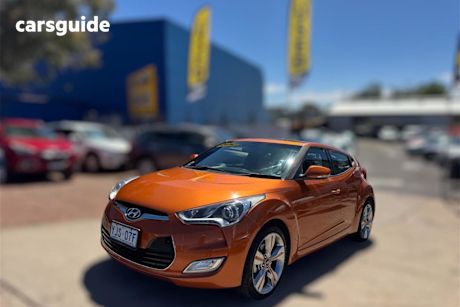 Orange 2013 Hyundai Veloster Coupe + FS 3 MY13