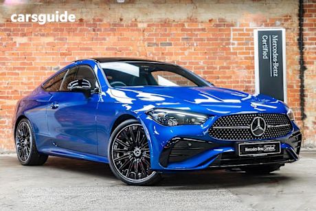 Blue 2024 Mercedes-Benz CLE200 Coupe Mhev
