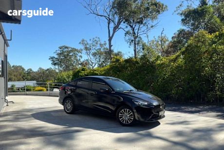 Black 2023 Mazda 2 Sedan G15 GT