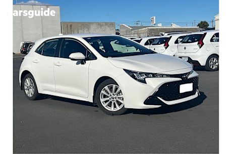 White 2023 Toyota Corolla Hatchback Ascent Sport