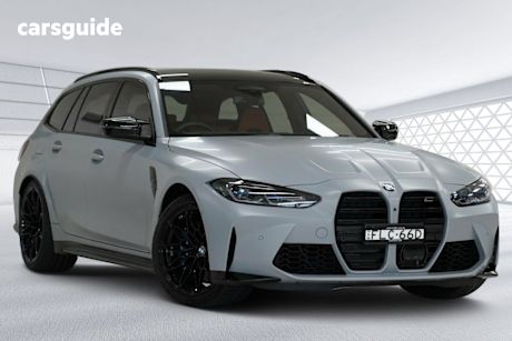 Grey 2024 BMW M3 Wagon Competition Touring M Xdrive