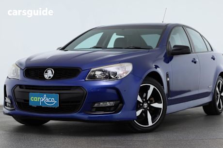 Blue 2016 Holden Commodore Sedan SV6 Black Pack
