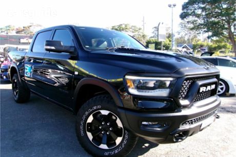 Black 2022 Ram 1500 Crew Cab Utility Rebel