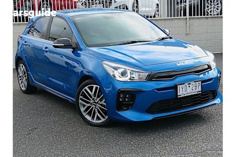 Blue 2023 Kia RIO Hatch GT-LINE F