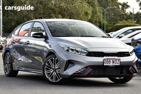Grey 2022 Kia Cerato Hatchback GT