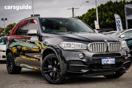 Black 2015 BMW X5 Wagon M50D