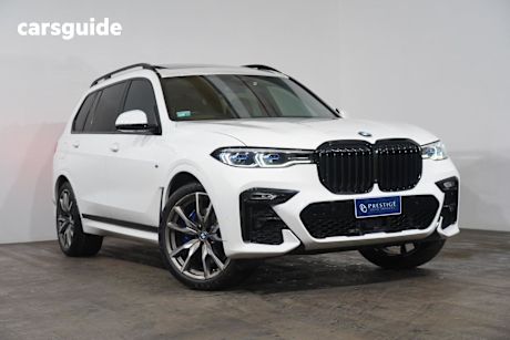 White 2020 BMW X7 Wagon M50I