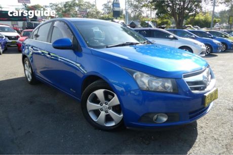 Blue 2010 Holden Cruze Sedan CDX
