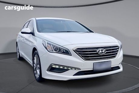 White 2014 Hyundai Sonata Sedan Active
