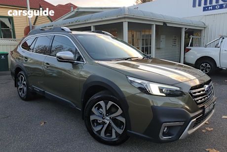Green 2021 Subaru Outback Wagon AWD Touring