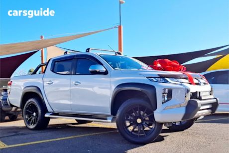 White 2019 Mitsubishi Triton Double Cab Pick Up GLS (4X4) Premium