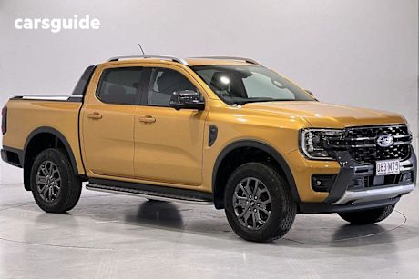 Yellow 2023 Ford Ranger Double Cab Pick Up Wildtrak 2.0 (4X4)