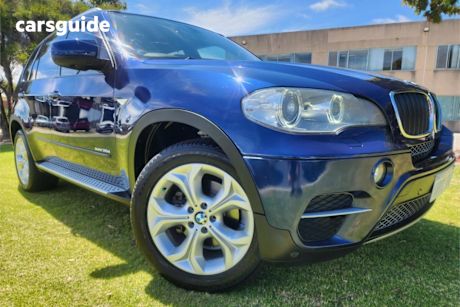 Blue 2011 BMW X5 Wagon Xdrive 30D