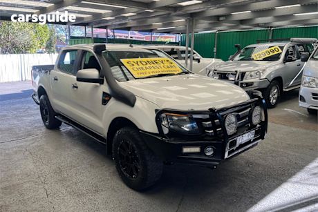 White 2014 Ford Ranger Dual Cab Utility XLS 3.2 (4X4)