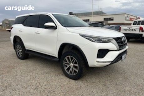 White 2021 Toyota Fortuner Wagon GX