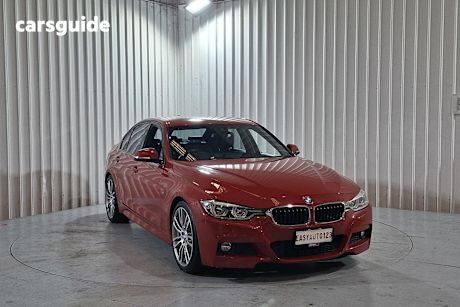 Red 2015 BMW 330I Sedan Sport Line