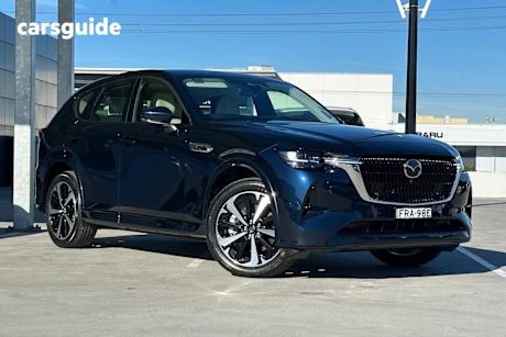 Blue 2024 Mazda CX-60 Wagon G40E Azami Hybrid