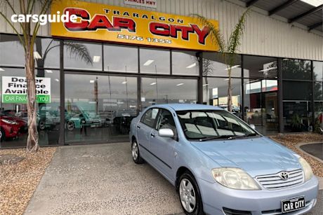 Blue 2005 Toyota Corolla Sedan Ascent