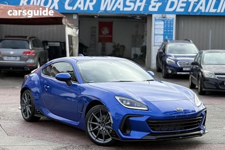 Blue 2022 Subaru BRZ Coupe S