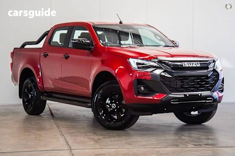 Red 2025 Isuzu D-MAX Crew Cab Utility X-Rider (4X4)