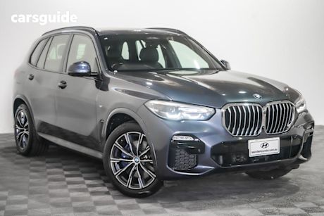 Blue 2021 BMW X5 Wagon Xdrive40I M Sport