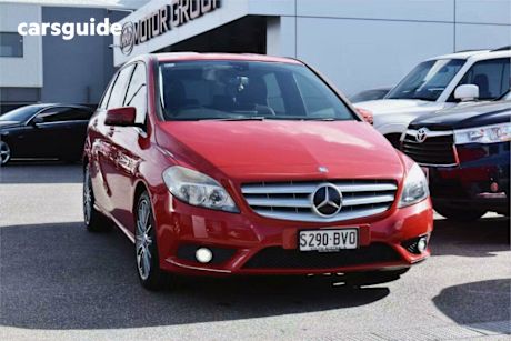 Red 2012 Mercedes-Benz B200 Hatchback CDI BE