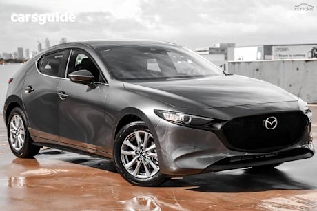 Grey 2024 Mazda 3 Hatchback G20 Pure