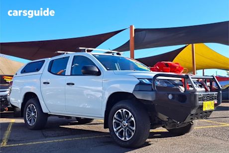White 2019 Mitsubishi Triton Double Cab Pick Up GLX Adas
