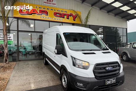 White 2020 Ford Transit Commercial 350L (Mid Roof)