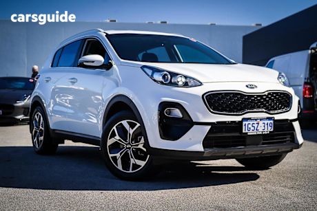 White 2019 Kia Sportage Wagon SI Premium (fwd)