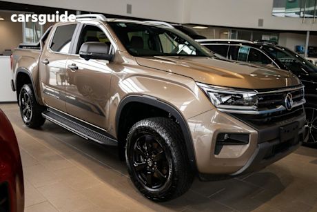 Beige 2025 Volkswagen Amarok Dual Cab Utility Panamericana TDI600 4Motion