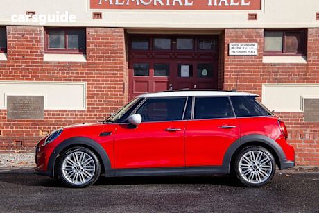 Red 2021 Mini Cooper Hatchback Classic Plus 5D Hatch