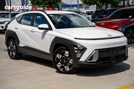 White 2025 Hyundai Kona Wagon Hybrid