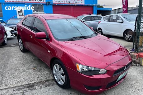 Red 2013 Mitsubishi Lancer Hatchback ES Sportback
