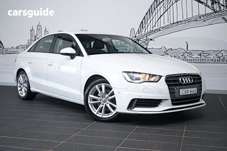 White 2014 Audi A3 Sedan 1.4 Tfsi Attraction COD