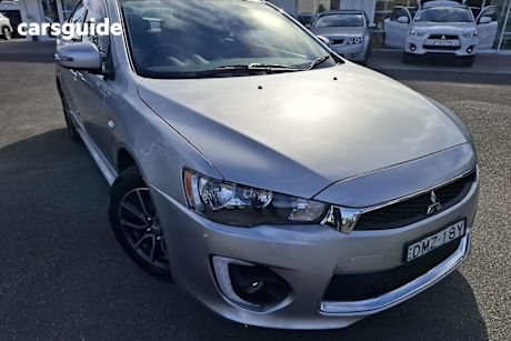 Silver 2017 Mitsubishi Lancer Sedan ES Sport