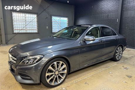 Grey 2015 Mercedes-Benz C250 Sedan Bluetec