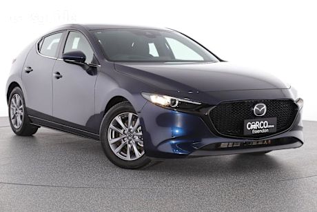Blue 2021 Mazda 3 Hatchback G20 Pure