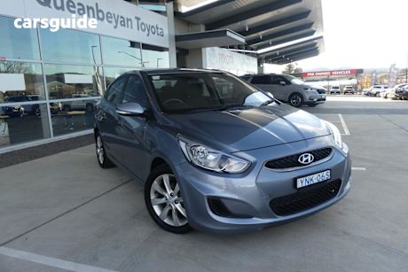 Blue 2018 Hyundai Accent Sedan Sport