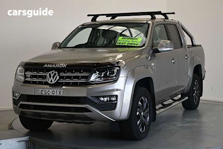 Beige 2021 Volkswagen Amarok Dual Cab Utility TDI580 Highline 4Motion