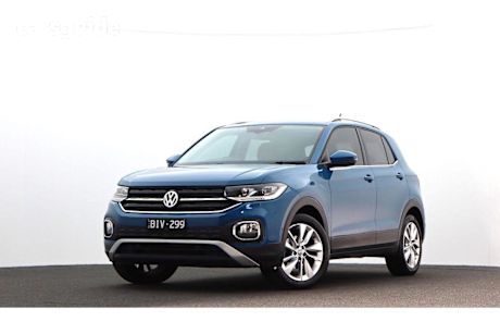 Blue 2020 Volkswagen T-Cross Wagon 85TSI Style
