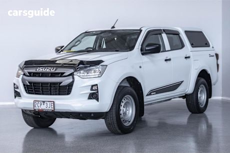 White 2021 Isuzu D-MAX Crew Cab Utility SX (4X2)