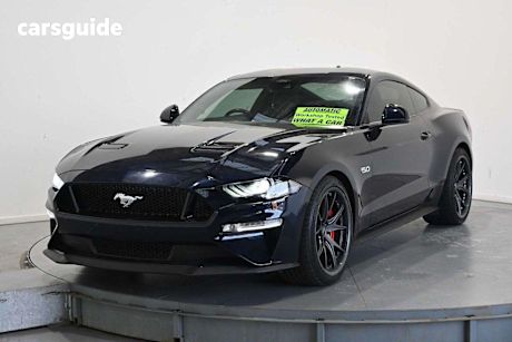 Blue 2021 Ford Mustang Fastback GT 5.0 V8