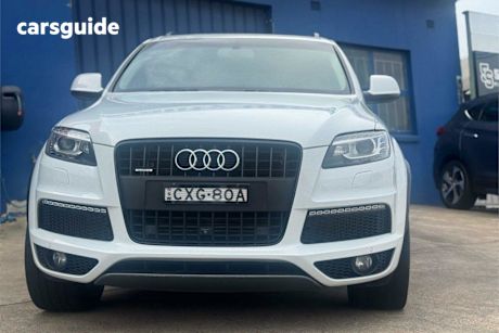 White 2014 Audi Q7 Wagon 3.0 TDI Quattro