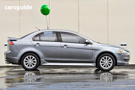 Grey 2012 Mitsubishi Lancer Sedan Platinum Edition